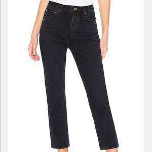 NWOT AGOLDE Riley High Rise Straight Crop Jeans
